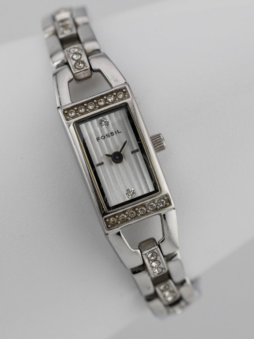 Fossil ES1510 Women's Crystal Quartz Analog Watch Fresh Battery